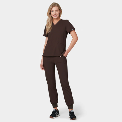 Vena Bluza Medyczna Emily Scrubs Dark Chocolate