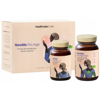 Health Labs Care Zestaw NewMe Pro Age Wspierający Produkcje Kolagenu 30 Kapsułek + Wspierający Produkcje Kolagenu 60 Kapsułek