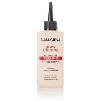 Cellabic Tricho Grow Therapy Enzymatyczny Peeling Do Suchej I Wrażliwej Skóry Głowy 150ml