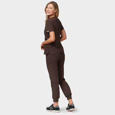 Vena Bluza Medyczna Emily Scrubs Dark Chocolate