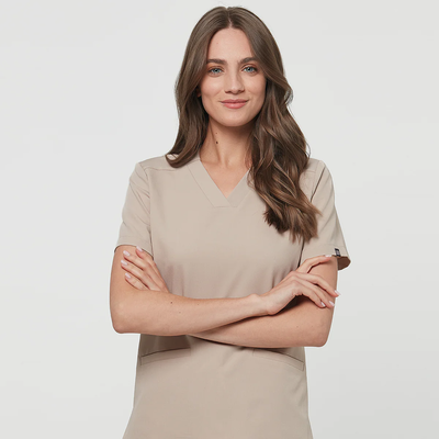 Vena Bluza Medyczna Emily Scrubs Latte