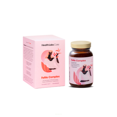 Health Labs Care FeMe Complex Dla Lepszego Wchłaniania Żelaza 60 Kapsułek
