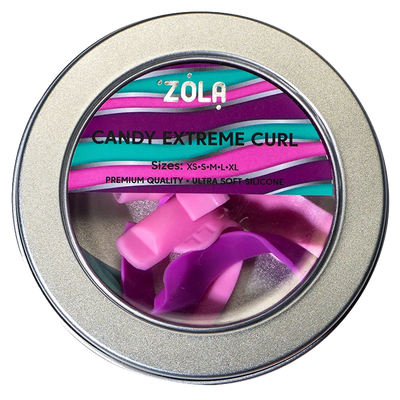 Zola Silikonowe Wałeczki Do Laminacji Candy Extreme Curl (XS, S, M, L, XL)