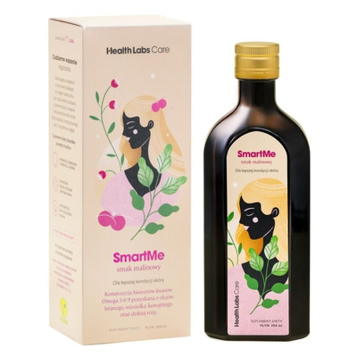 Health Labs Care SmartMe Suplement Diety Wspierający Kondycje Skóry Malina 250 Ml
