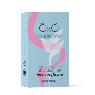 OKO Środek Do Laminowania Rzęs I Brwi Step 3 Care &amp; Recovery, Pudełko 5 Saszetek