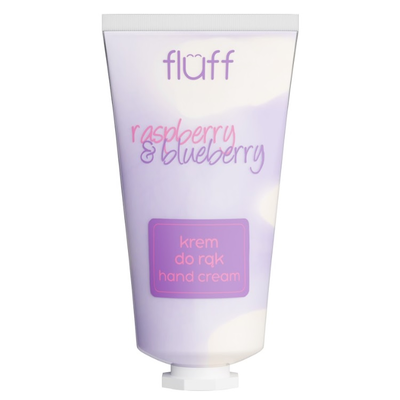 Fluff Raspberry &amp; Blueberry Nawilżający, Malinowo-Jagodowy Krem Do Rąk 50ml