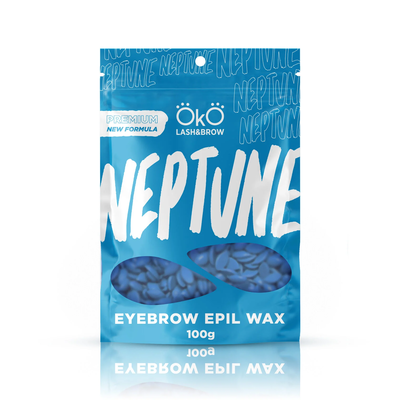 OKO Lash&amp;Brow Eyebrow Epil Wax Neptune (Blue) Wosk Do Depilacji Twarzy 100g