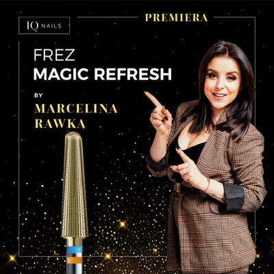 IQN Frez Magic Refresh By Marcelina Rawka Do Skorygowania Paznokci Rosnących W Dół - Delikatny Stożek