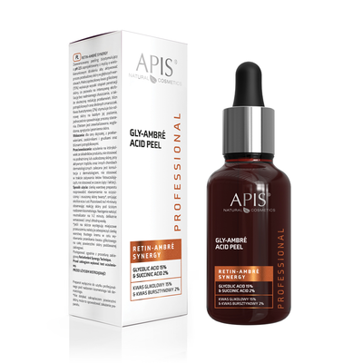 Apis Retin- Ambre Synergy Gly-Ambré Acid Peel Kwas Glikolowy 15% &amp; Kwas Bursztynowy 2% /30 Ml