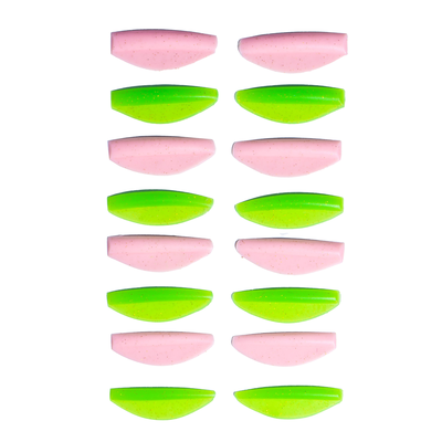 Zola Wałeczki Silikonowe Do Laminacji Rzęs Round Curl Pink &amp; Green