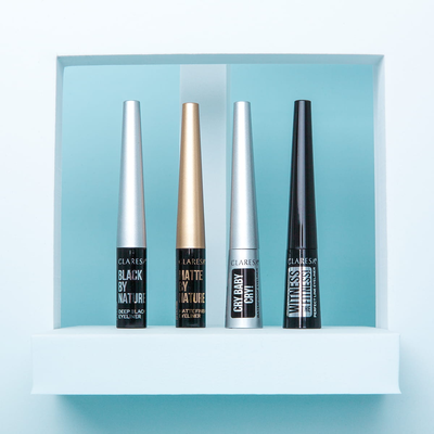 Claresa Black By Nature Superczarny Eyeliner W Płynie 4g