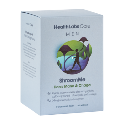 Health Labs Care Suplement Diety ShroomMe Men Lion's Mane &amp; Chaga 90 Porcji