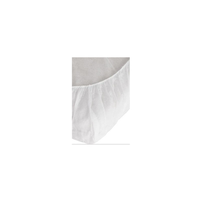 Prześcieradło Z Gumką Białe 100cm × 210cm – 10 Szt.