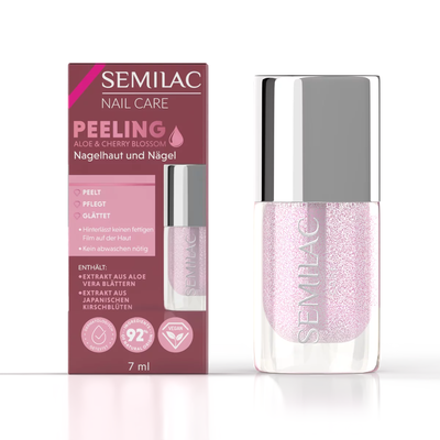 Semilac Peeling Do Skórek I Paznokci Aloe &amp; Cherry Blossom 7 Ml