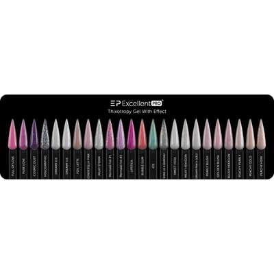 Excellent PRO Thixotropy Gel With Effect Foil Latte 15g