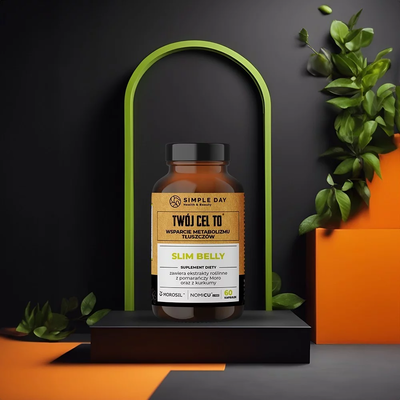 Twój Cel To Slim Belly Suplement Wspierający Metabolizm 60 Kapsułek
