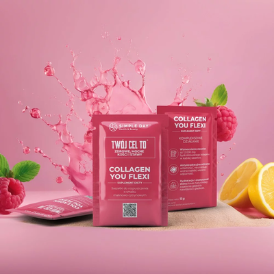 Twój Cel To Collagen You Flexi Suplement Diety Wspierający Kości I Stawy 30 Saszetek