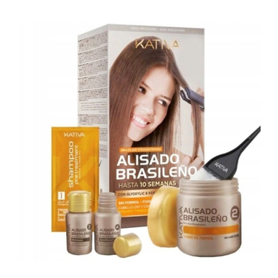 Kativa Alisado Brasileno Kit Zestaw Do Keratynowego Prostowania Włosów