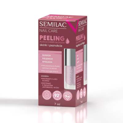 Semilac Peeling Do Skórek I Paznokci Aloe &amp; Cherry Blossom 7 Ml
