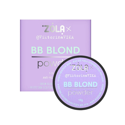 Zola Puder Rozjaśniający Do Brwi Viktorina Vika BB Blond Powder Rozjaśniacz