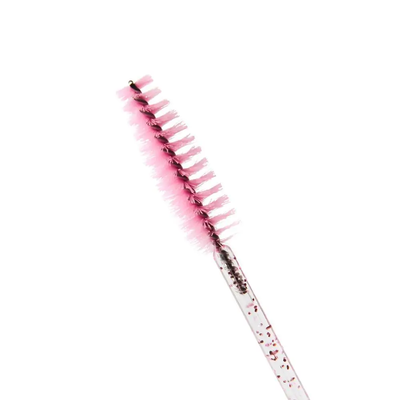 Noble Lashes Szczoteczka Do Rzęs W Ochronnej Tubie Różowa Z Brokatem