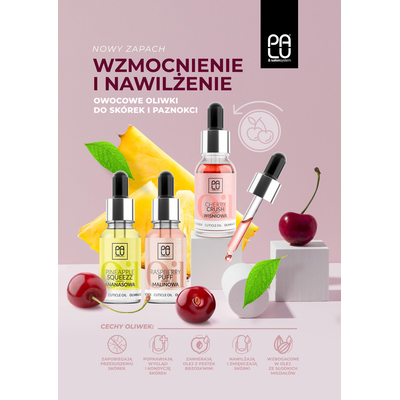 Palu Cherry Crush Oliwka Do Skórek I Paznokci Wiśniowa 15ml