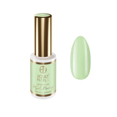 Boska Nails Lakier Hybrydowy That's Girl's Morning Oatmilk Matcha No 565 6ml