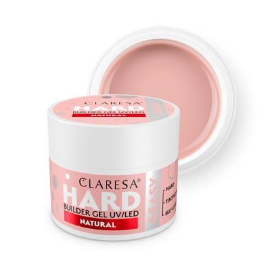 Claresa Żel Budujący Hard&amp;Easy Builder Gel Natural 12g