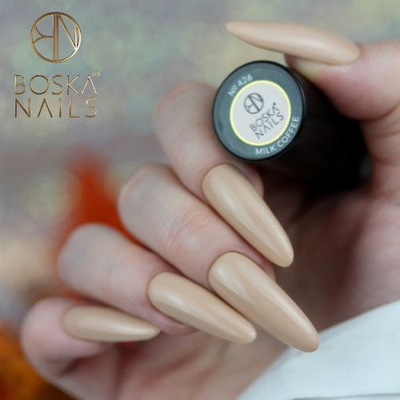 Boska Nails Lakier Hybrydowy Autumn Date Milk Coffee No 426 6ml