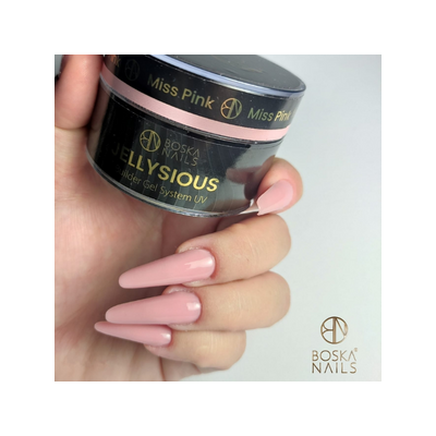Boska Nails Żel Budujący UV Do Paznokci Galaretka Jellysious Miss Pink 15 ml