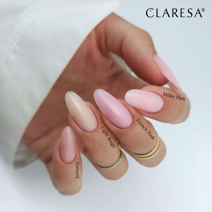 Claresa Żel Budujący Hard&Easy Builder Gel French Pink 12g