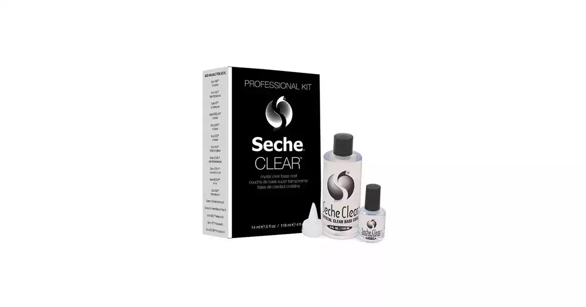 Seche Crystal Clear Base Coat Set 118ml 14ml Hurtownia