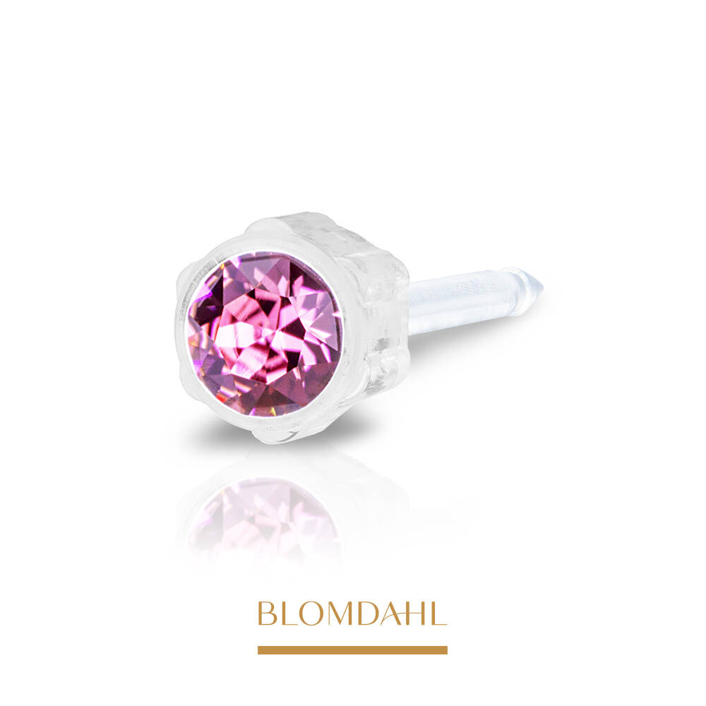 Blomdahl - Kolczyk Rose 4mm