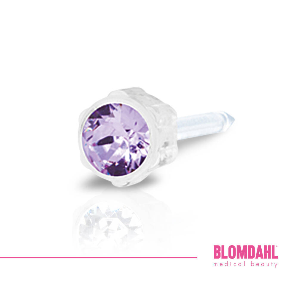Blomdahl Kolczyk Violet 4mm