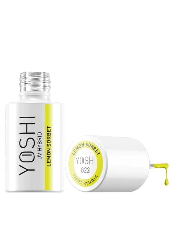 Yoshi - Hybrid Varnish 822 Lemon Sorbet 6ml - Hurtownia