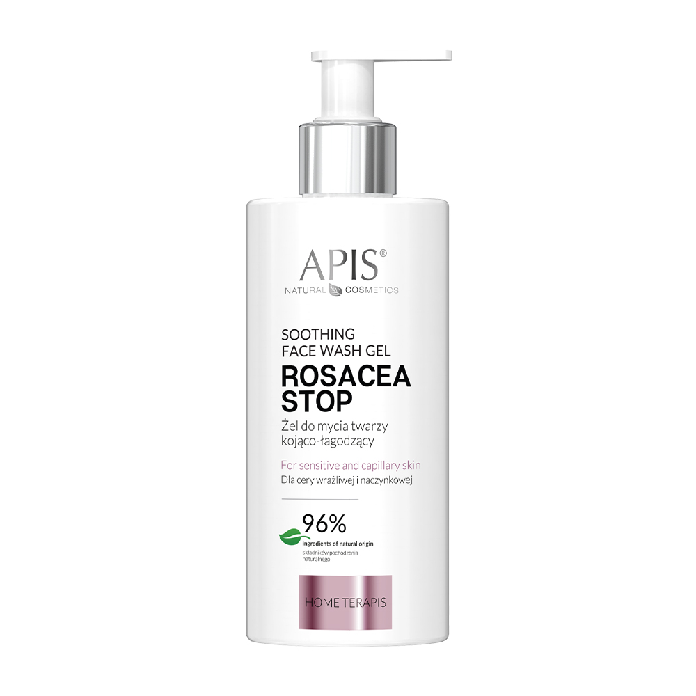 Apis Rosacea-Stop Заспокійливий та заспокійливий гель для вмивання обличчя - 300 мл